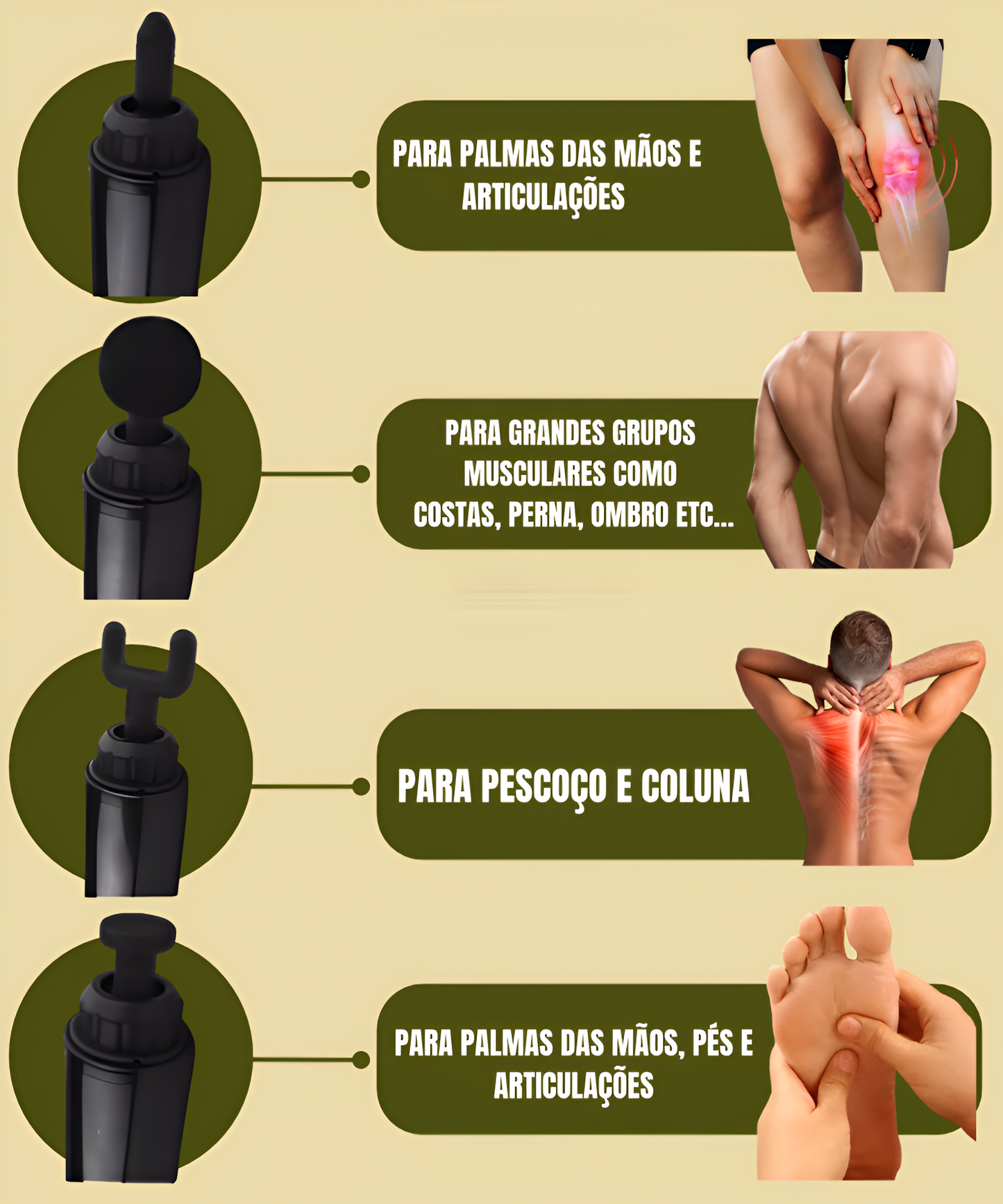 Pistola Massageadora ALÍVIO PRO