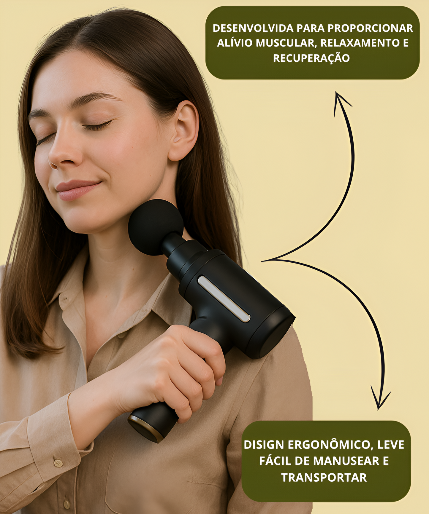 Pistola Massageadora ALÍVIO PRO